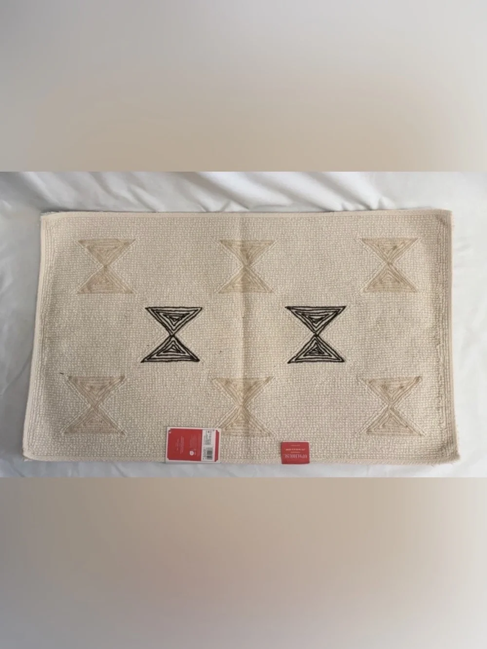 Opalhouse/Jungalow Geometric 100% Cotton Bath Rug, (18x30), NWT